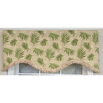 Cotton Hawthorn Cornice With Poly/Cotton Ivory lining Rod Pocket Valance