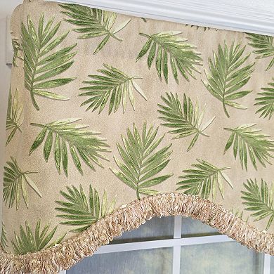 Cotton Hawthorn Cornice With Poly/Cotton Ivory lining Rod Pocket Valance