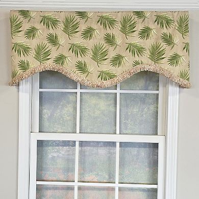 Cotton Hawthorn Cornice With Poly/Cotton Ivory lining Rod Pocket Valance