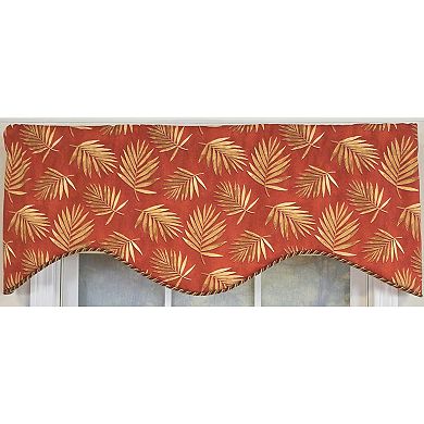 Cotton Hawthorn Cornice With Poly/Cotton Ivory lining Rod Pocket Valance