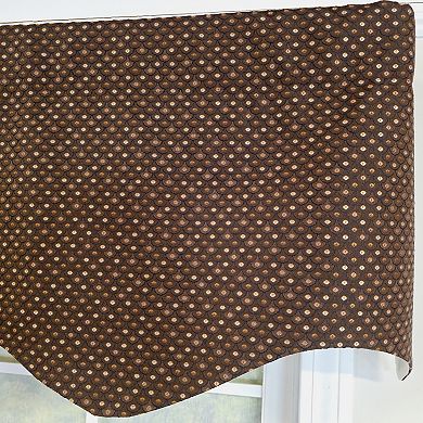 Cotton Metz Regal Fully lined Windows Rod Pocket Valance