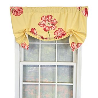 Cotton La Tulipe Butterfly With Poly/Cotton lining Rod Pocket Valance