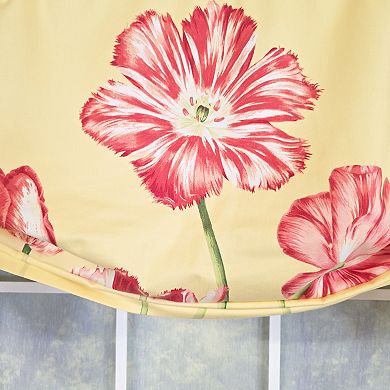 Cotton La Tulipe Butterfly With Poly/Cotton lining Rod Pocket Valance