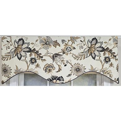Cotton Avain Glory Fully lined Windows Rod Pocket Valance