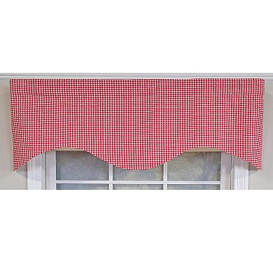 Sandias Cornice Valance - Cotton with Ivory Lining