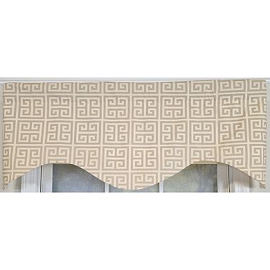 Cotton Tower Cornice With Poly/Cotton Ivory lining Rod Pocket Valance