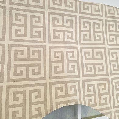 Cotton Tower Cornice With Poly/Cotton Ivory lining Rod Pocket Valance