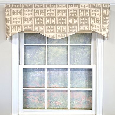 Cotton Tower Cornice With Poly/Cotton Ivory lining Rod Pocket Valance