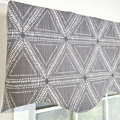 Cotton Zircon Regal With Poly/Cotton Ivory lining Rod Pocket Valance