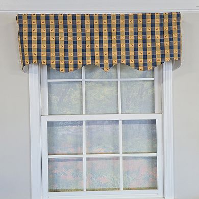 Cotton Cherry Squares Regal With Poly/Cotton lining Rod Pocket Valance