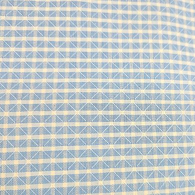 Cotton Shepherd Check Regal Fully lined Windows Rod Pocket Valance