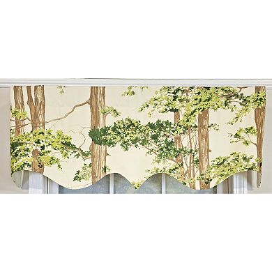 Cotton Canopy Regal Fully lined Windows Rod Pocket Valance