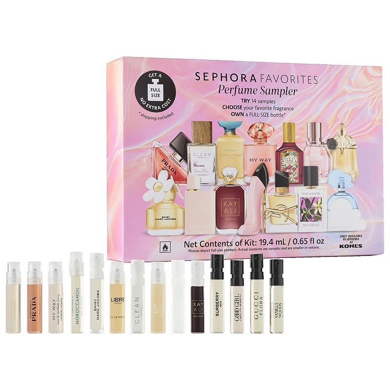 Sephora Favorites Perfume Sampler Set With Redeemable Voucher, Sfk