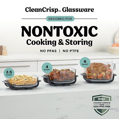 Ninja Ninja Crispi® Pro 6-in-1 Glass Countertop Air Fryer - AS101