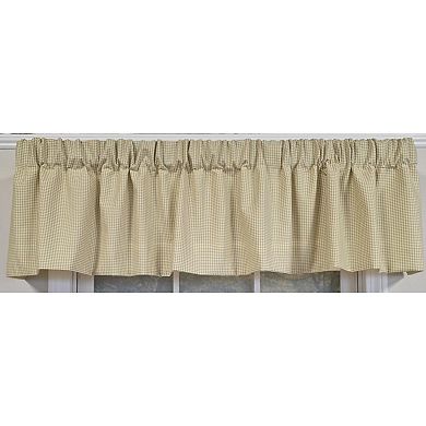 Cotton Crosswell Tailored Fully lined Windows Rod Pocket Valance