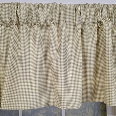 Cotton Crosswell Tailored Fully lined Windows Rod Pocket Valance