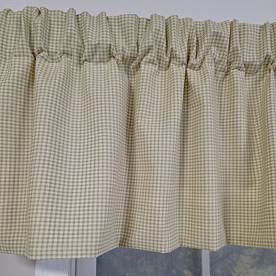 Cotton Crosswell Tailored Fully lined Windows Rod Pocket Valance
