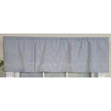 Cotton Crosswell Tailored Unlined Windows Rod Pocket Valance