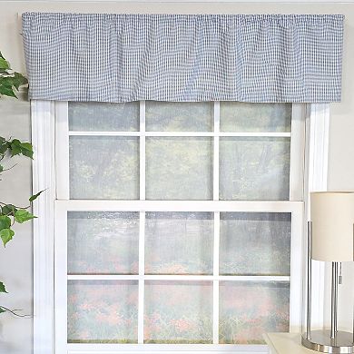 Cotton Crosswell Tailored Unlined Windows Rod Pocket Valance