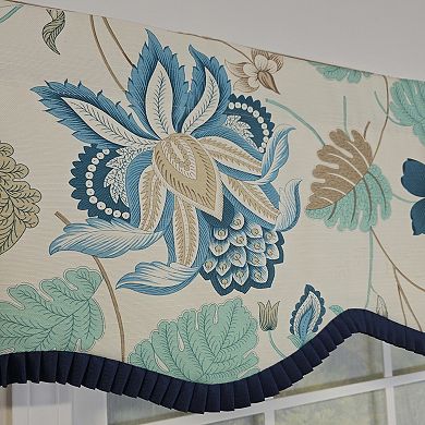 Cotton Samanta Ruffled Provance Fully lined Windows Rod Pocket Valance