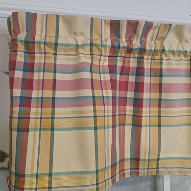 Polyester Syon Park Tailored Unlined Windows Rod Pocket Valance
