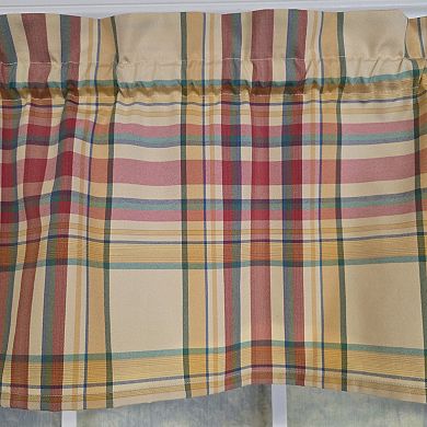 Polyester Syon Park Tailored Unlined Windows Rod Pocket Valance