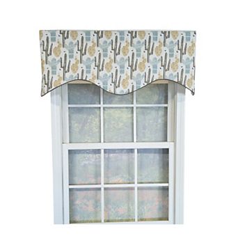 Cotton Arizona Cornice Fully lined Windows Rod Pocket Valance
