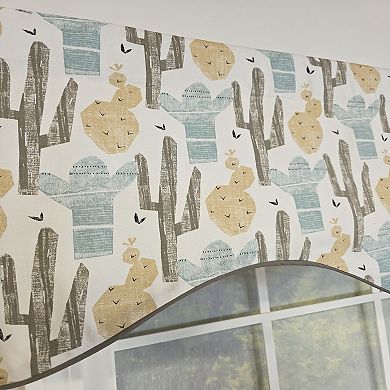 Cotton Arizona Cornice Fully lined Windows Rod Pocket Valance