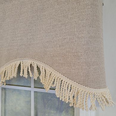 Cotton Denton Cornice Fully lined Windows Rod Pocket Valance