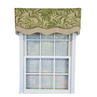 Cotton Breeze Glory Fully lined Windows Rod Pocket Valance