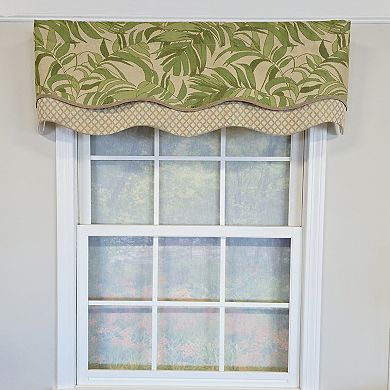 Cotton Breeze Glory Fully lined Windows Rod Pocket Valance