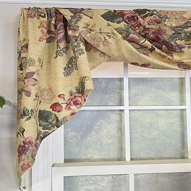 Cotton 3-PC Terrene Swag/Jabot Set Fully lined Rod Pocket Valance