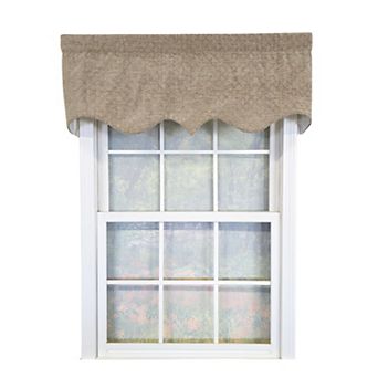 Cotton Chenille Regal Fully lined Windows Rod Pocket Valance