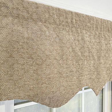 Cotton Chenille Regal Fully lined Windows Rod Pocket Valance