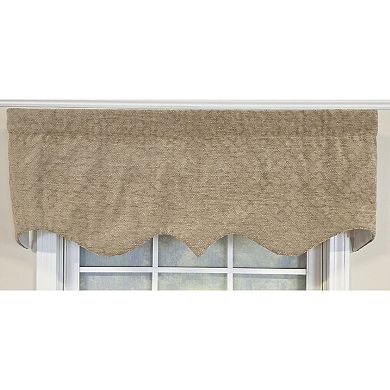 Cotton Chenille Regal Fully lined Windows Rod Pocket Valance