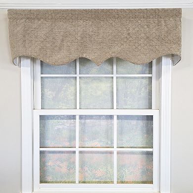 Cotton Chenille Regal Fully lined Windows Rod Pocket Valance