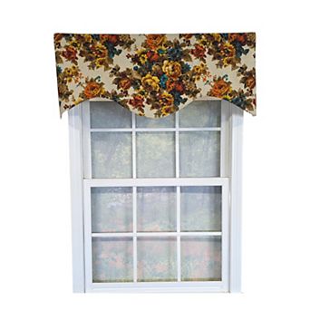Cotton Bountiful Cornice Fully lined Windows Rod Pocket Valance