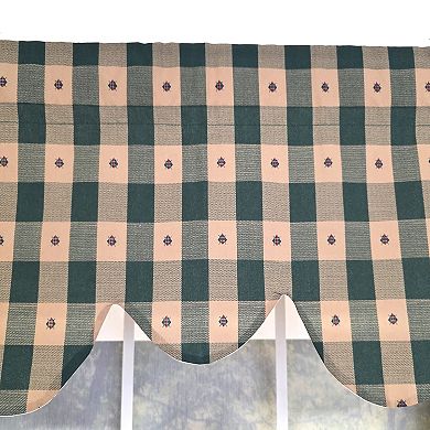 PolyesterCollette Squares Shaped Fully lined Windows Rod Pocket Valance