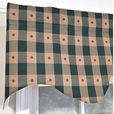 PolyesterCollette Squares Shaped Fully lined Windows Rod Pocket Valance