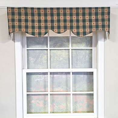 PolyesterCollette Squares Shaped Fully lined Windows Rod Pocket Valance