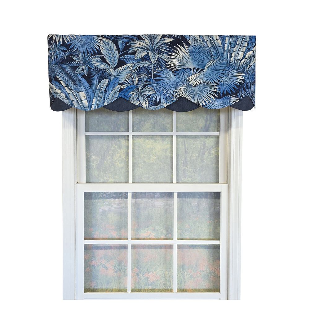 Cotton Baja Petticoat Fully lined Windows Rod Pocket Valance