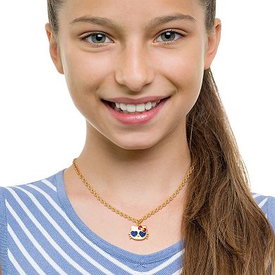 Womens Sanrio Hello Kitty Americana Pendant Necklace