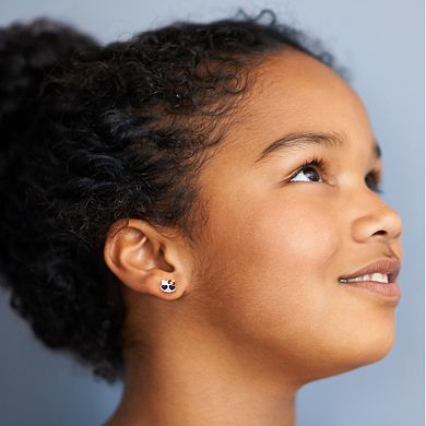 Sanrio Gold-Tone Hello Kitty Americana Stud Earrings