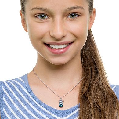 Womens Disney's Stitch Crystal Pendant Necklace