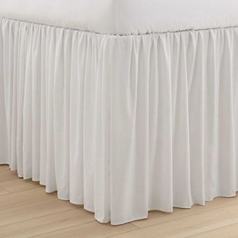 Laura Ashley Twin XL Rustic Ruffled Bed Skirt