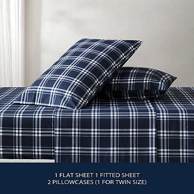 Nautica Plaid Sheet Set with Pillowcases