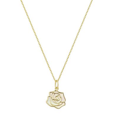 Isla & Alex Mother-of-Pearl Flower Pendant Necklace