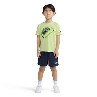 Boys 4-7 Nike Futura Short Sleeve T-Shirt & Athletic Shorts 2 pc Set