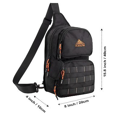 KELTY Adjustable Strap & Tech Pouch Tactical Sling Bag