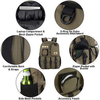 KELTY Clip Lock Multi-Compartment Cargo Backpack